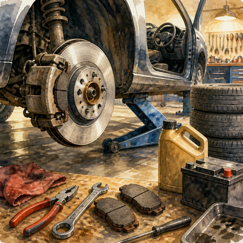 Замена тормозных колодок Hyundai
